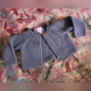 Cotton Shrug Balletcore Periwinkle Cotton Layering Dress Cardigan